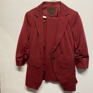 Burgundy Suit